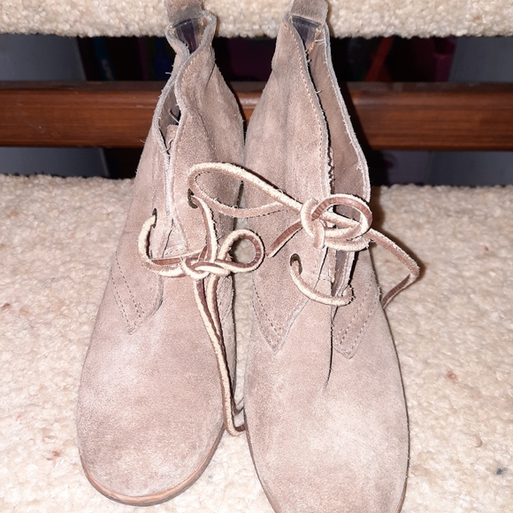 Womens Sperry Tie Wedge Ankle Bootie 6.5 - Picture 4 of 4
